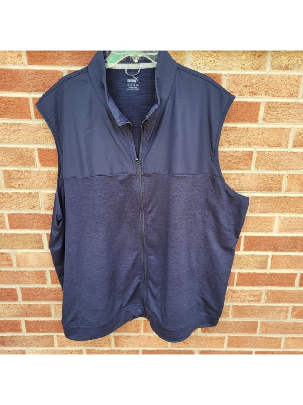 Puma Vest Jacket Men's Size 3XL Navy Blue Full Zip